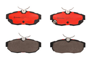Brembo 11-14 Ford Mustang Rear Premium NAO Ceramic OE Equivalent Pad - P24170N